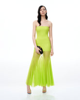 Thalassa Mesh Dress - Lime Green