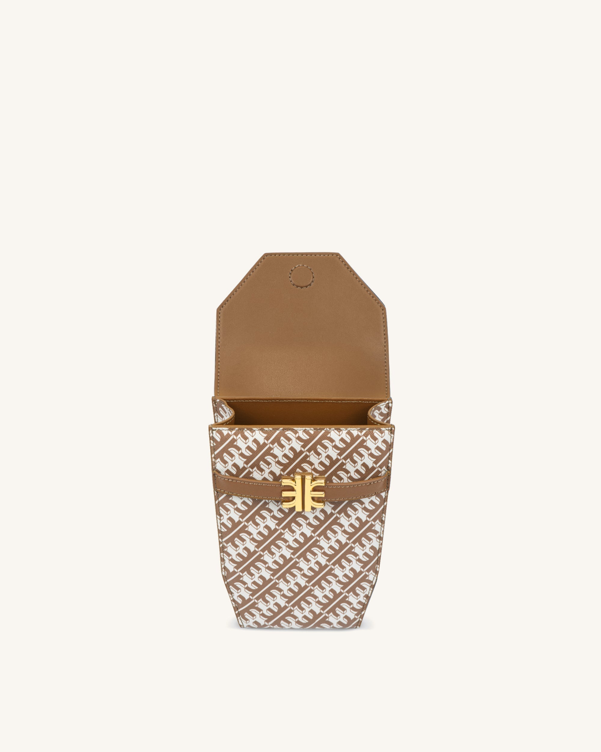 FEI Chain Phone Case - Brown