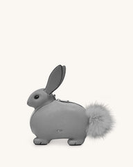 Alena Bunny Crossbody Bag - Grey