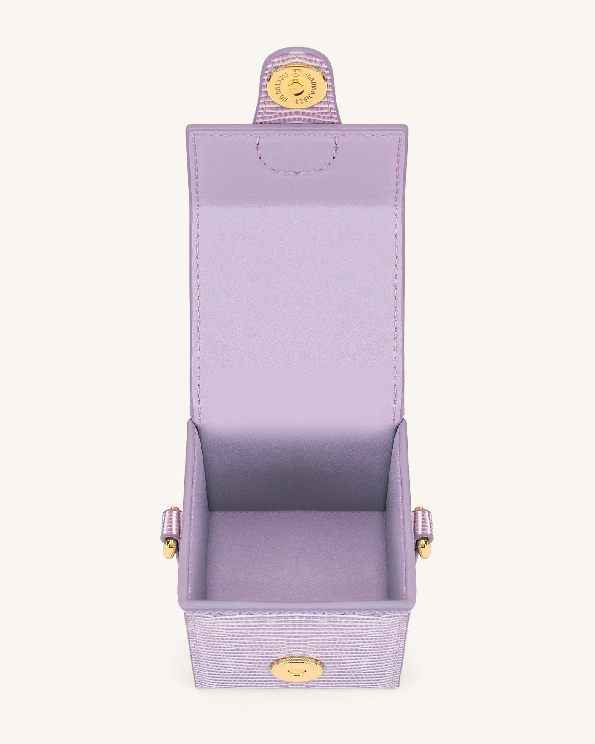 Square Mini Box - Purple Lizard